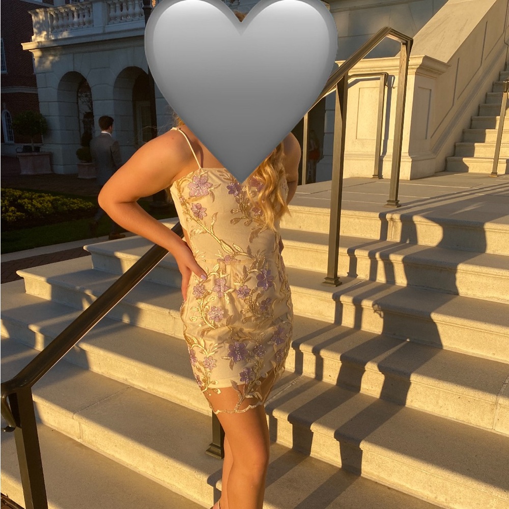 Head-turning Floral Embroidered Dress
